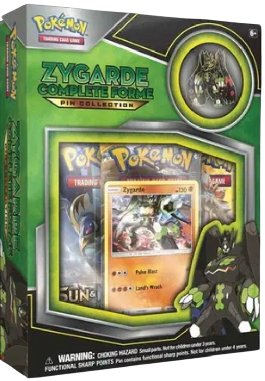 Pokemon Zygarde Complete Forme Pin Collection