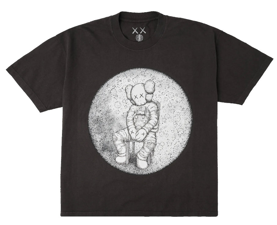 Kaws x Kid Cudi Moon Man Tee "Black"