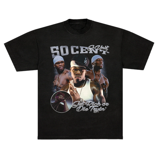 50 Cent Tee "Get Rich Blue"