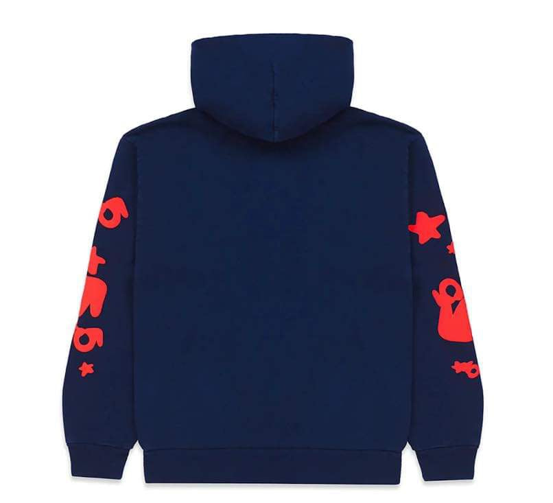 Sp5der Beluga Hoodie "Navy"
