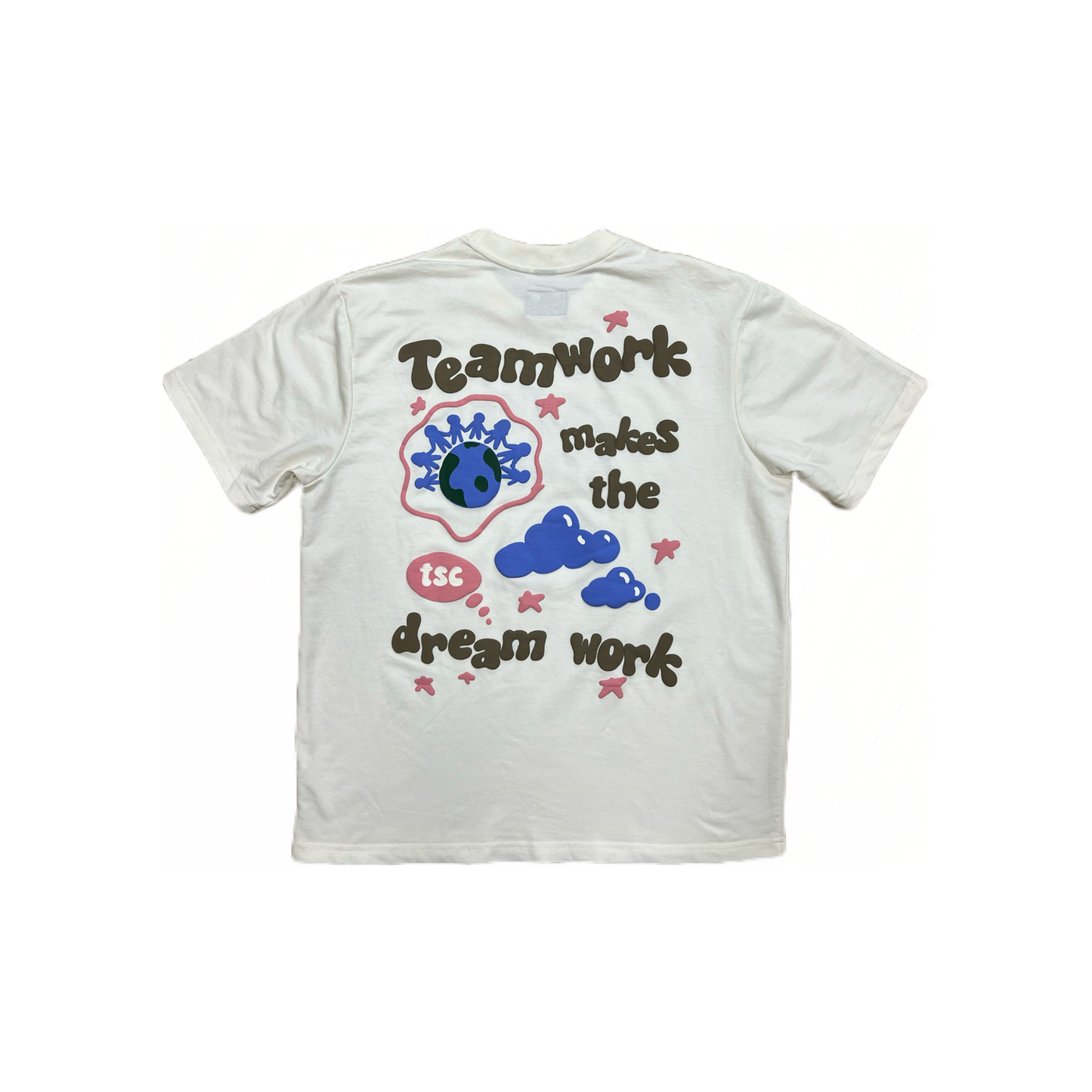 Collab Shop Teamwork Tee "Cream"