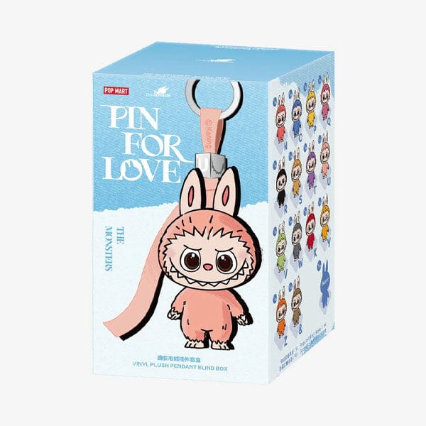 Pop Mart Labubu The Monsters Pin For The Love Series N-Z (Single Blind Boxes)