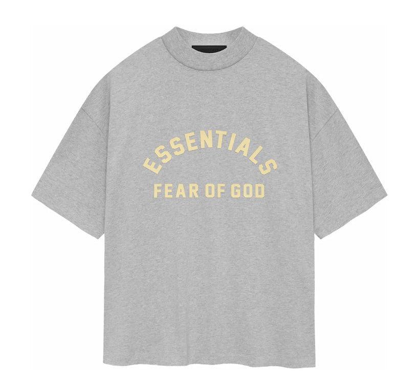 Fear of God Essentials Crewneck Tee "Light Heather/Canary"