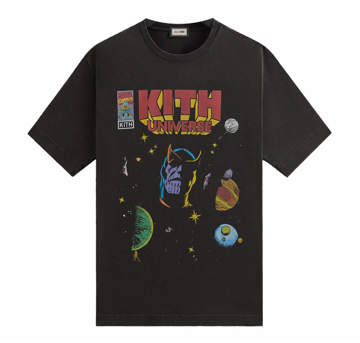 Kith x Marvel Universe Graphic Vintage Tee "Black"