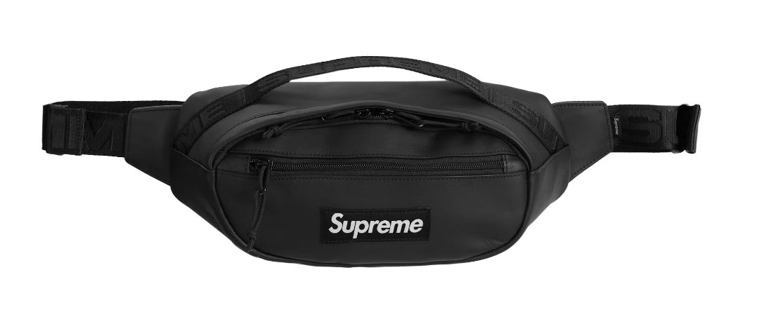 Supreme Leather Waist Bag 