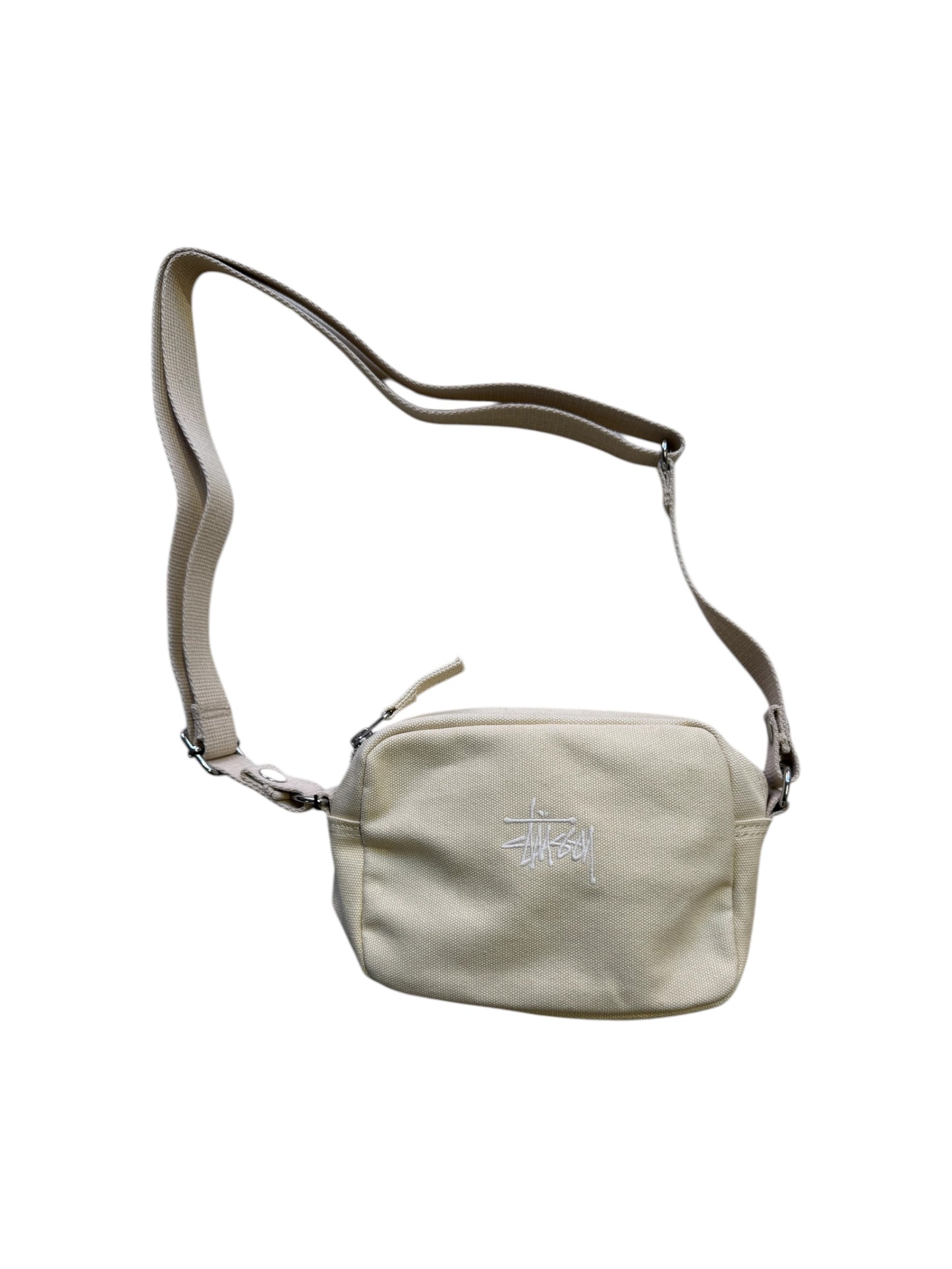 Stussy Canvas Shoulder Bag "Natural"