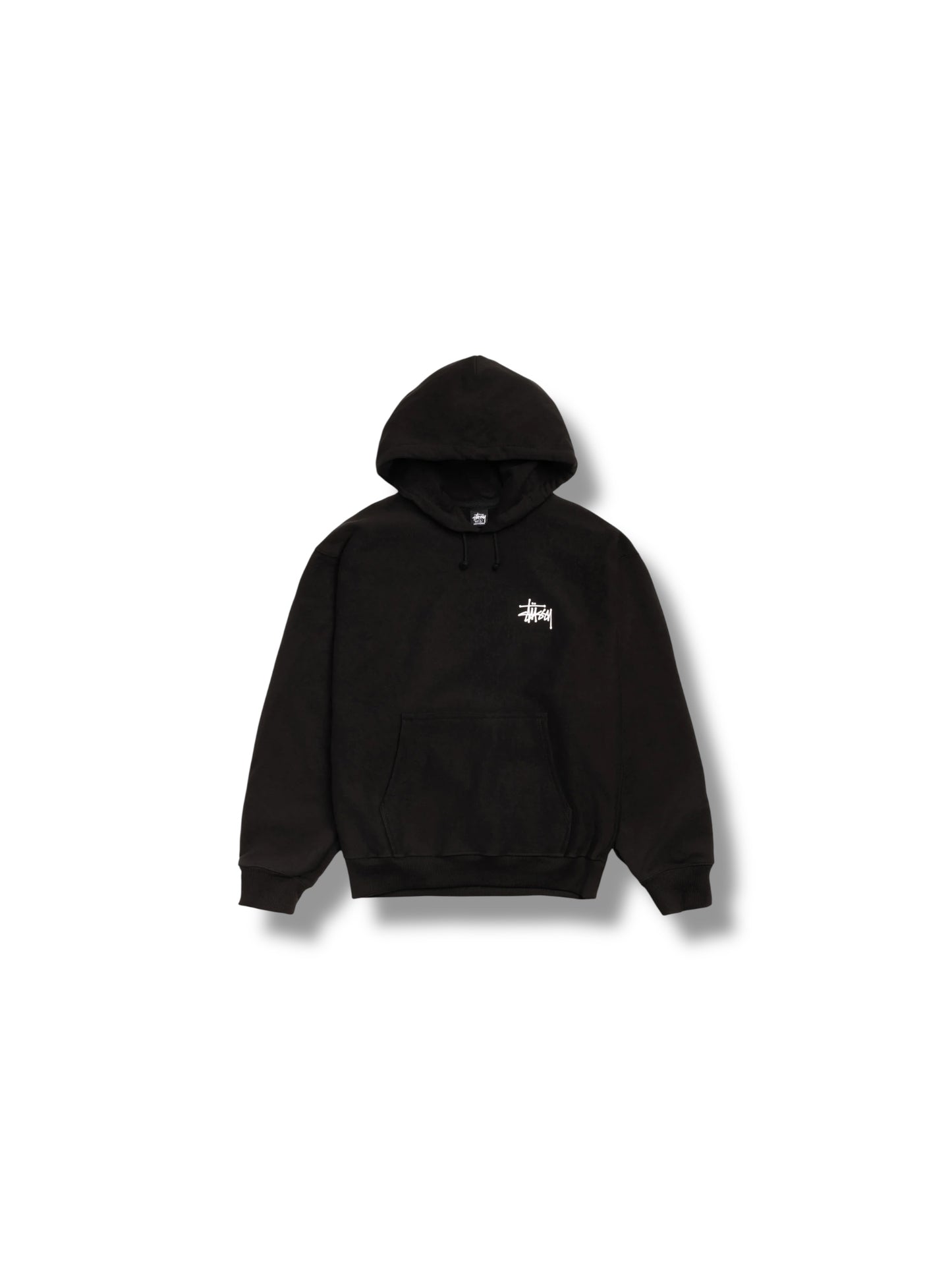 Stussy Basic Hoodie Pigment Dye "Black"