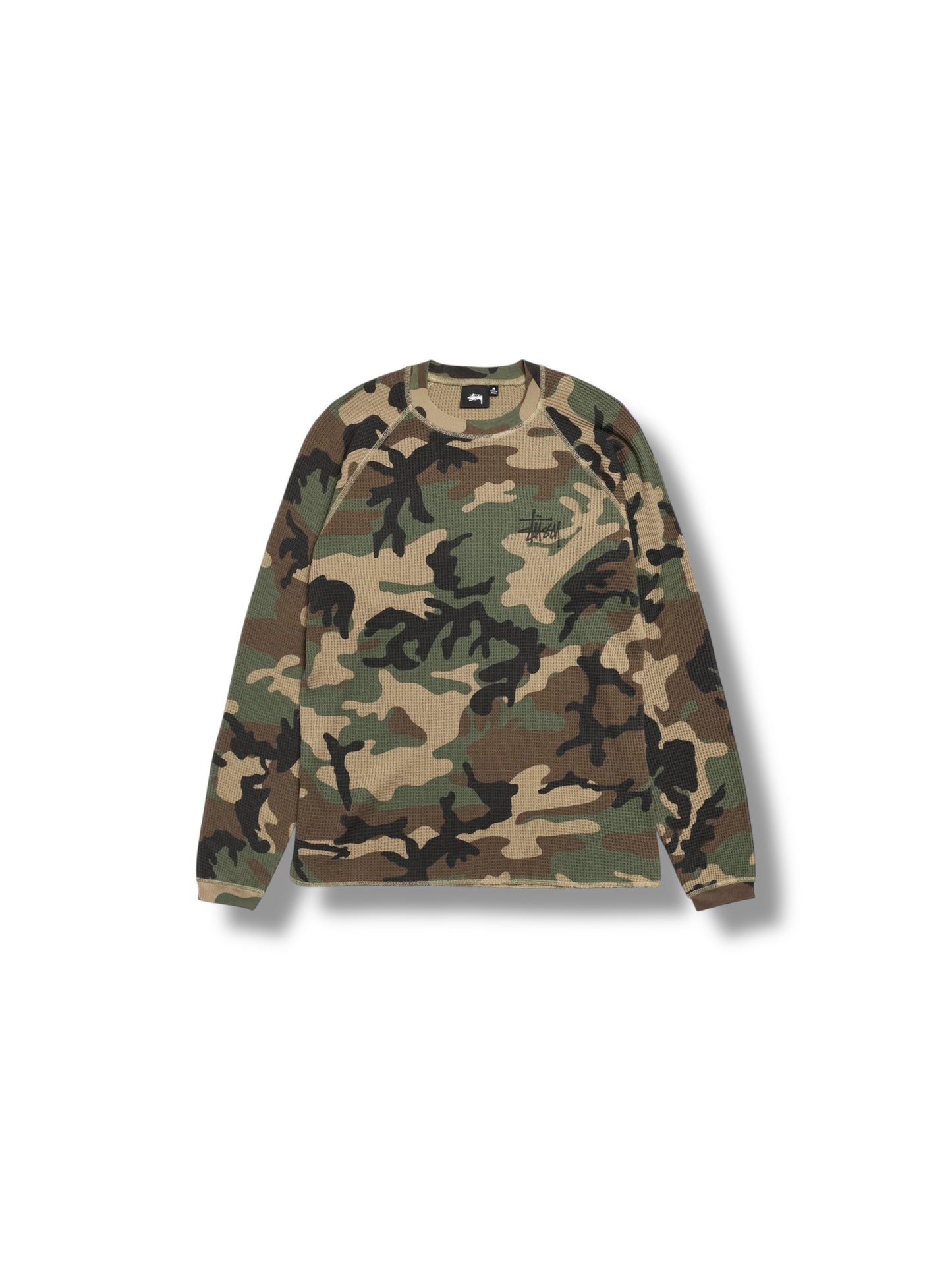 Stussy Basic Thermal "Woodland Camo"