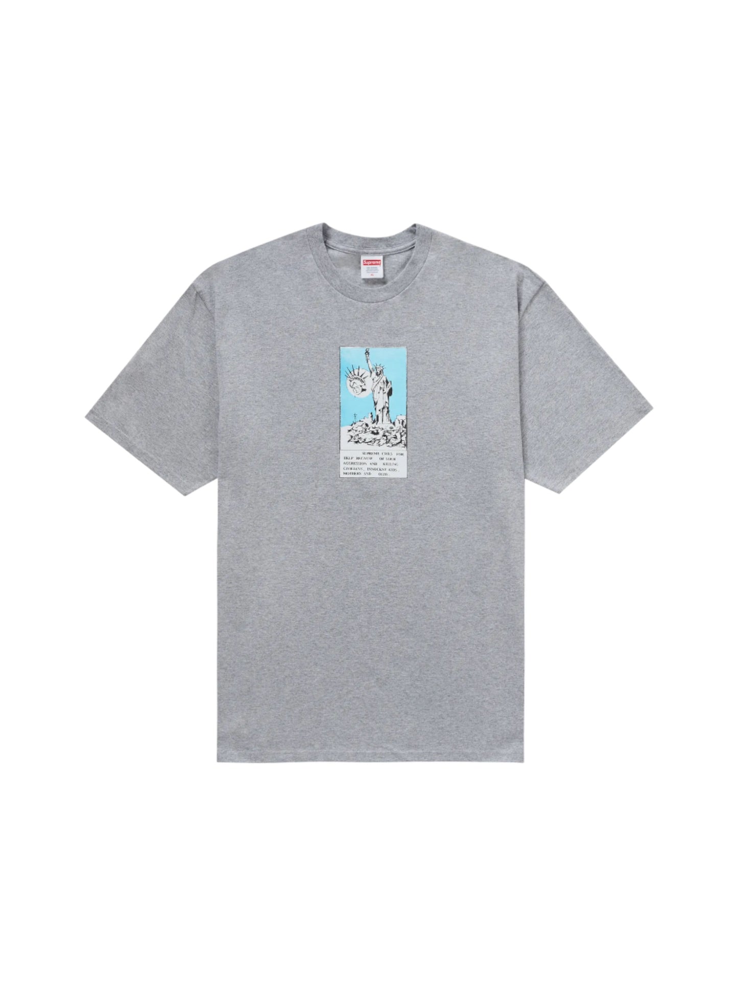 Supreme Liberty Tee "Heather Grey"