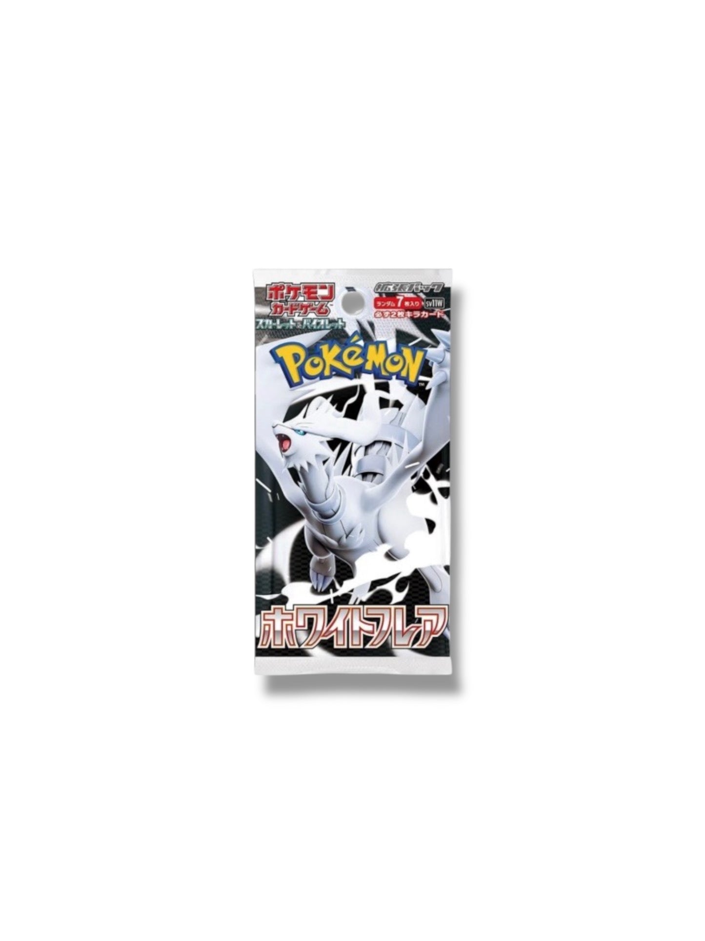 Pokemon TCG Japan Scarlet & Violet "White Flare Booster" (1 Pack of 7 Cards)