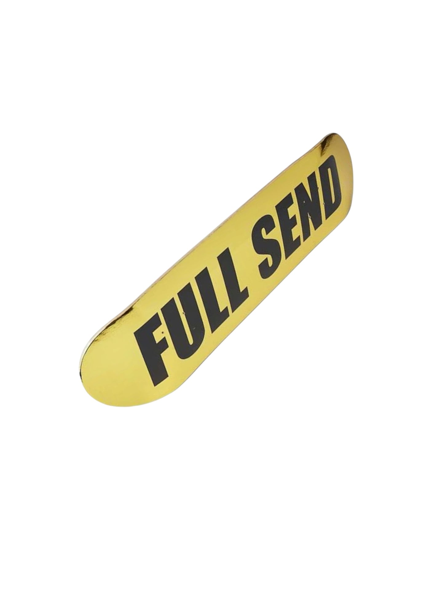 Full Send Skateboard Deck "Gold"