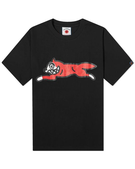 BBC Ice Cream Red Running Dog Tee "Black"