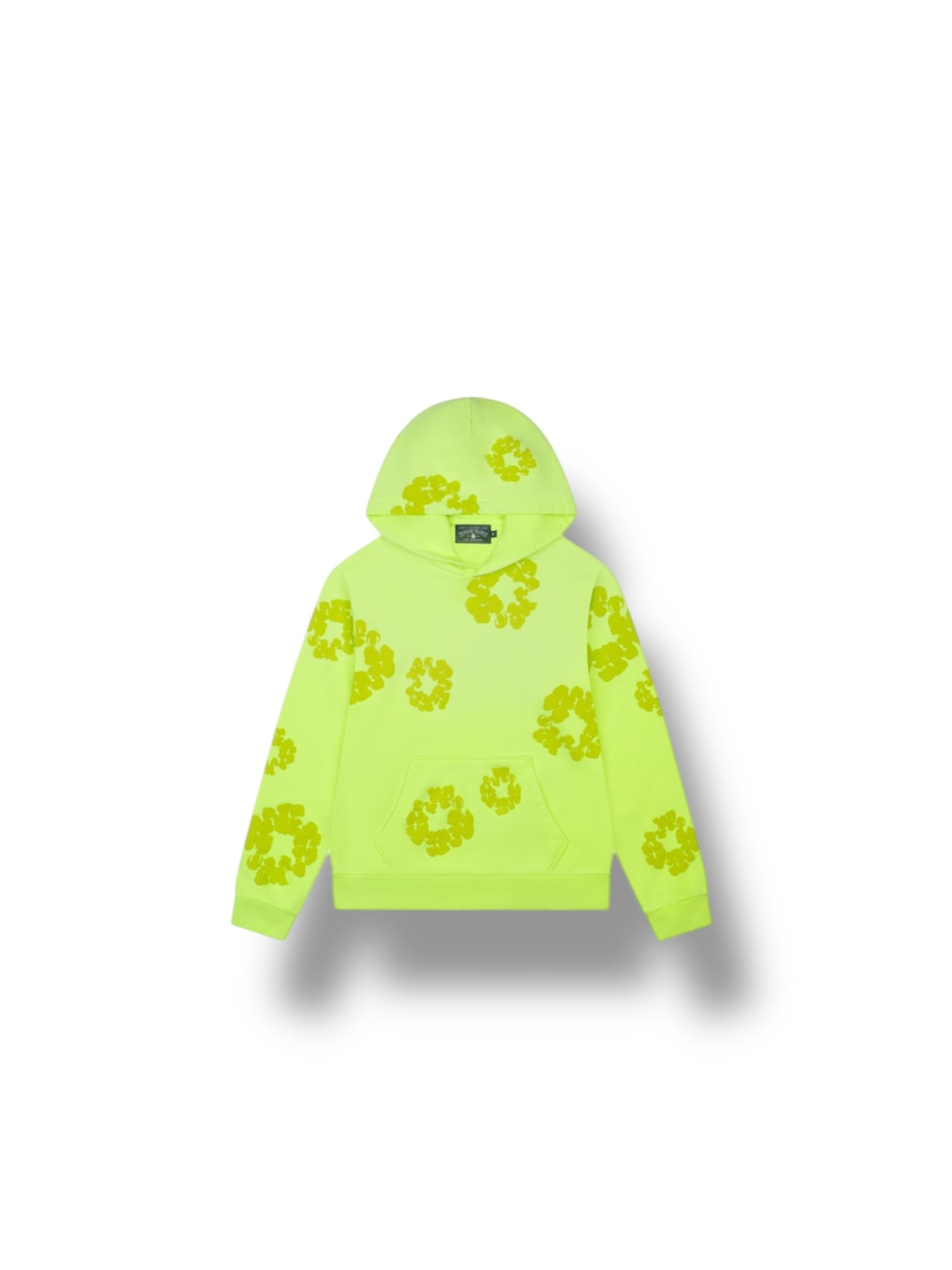 Denim Tears Mono Wreath Hoodie "Neon"