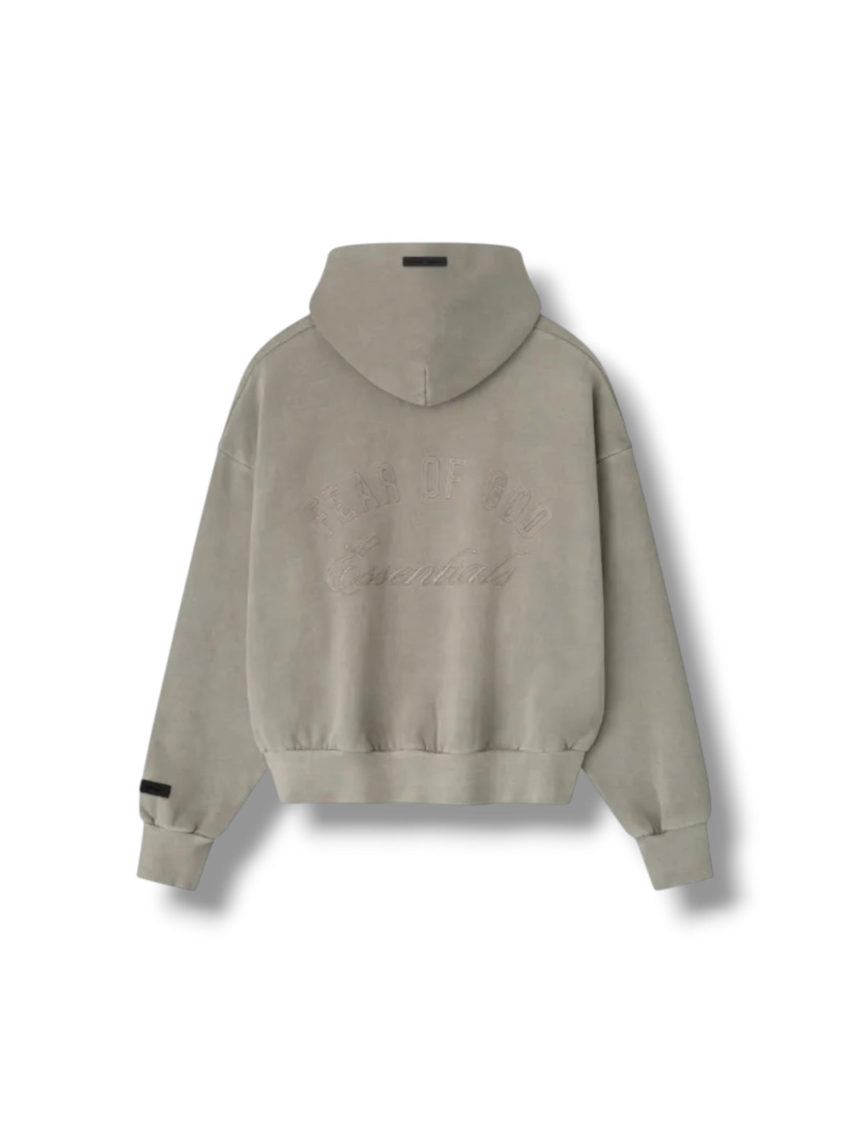 Fear of God Essentials Embroidered Zip Up "Grey"