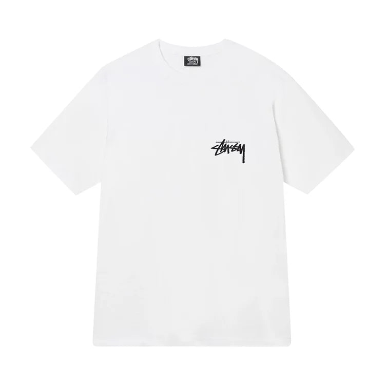 Stussy Fuzzy Dice Tee “White”