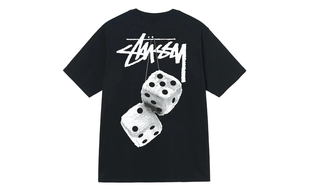 Stussy Fuzzy Dice Tee “Black”