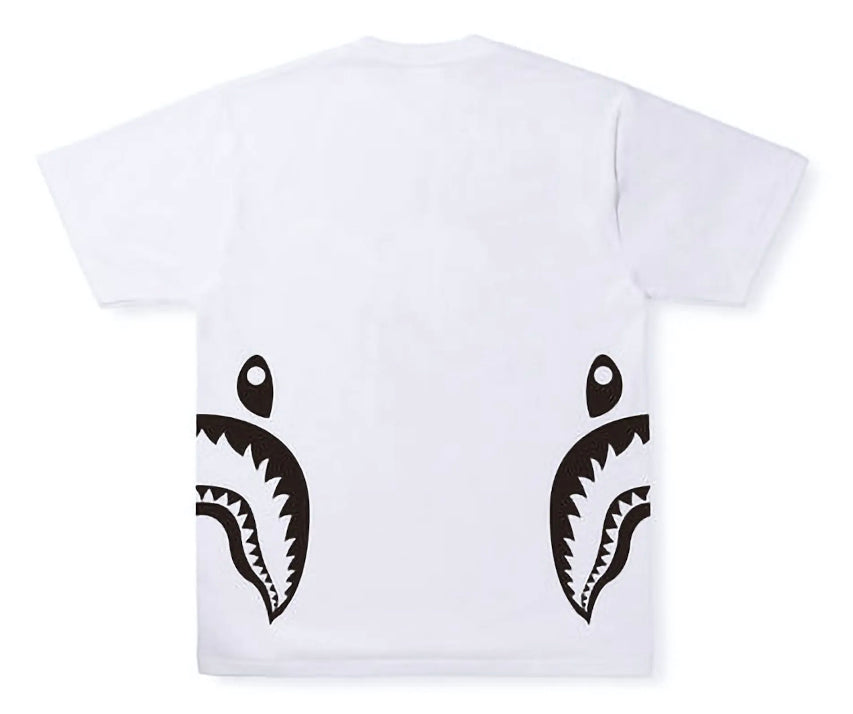 Bape Side Shark Tee "White"
