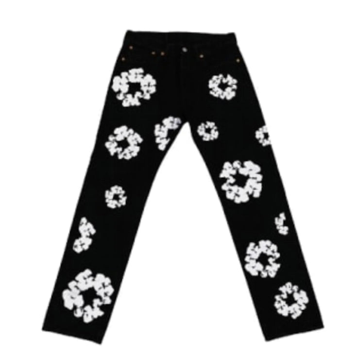 Denim Tears x Levi's Cotton Wreath Jeans "Black" (Used)