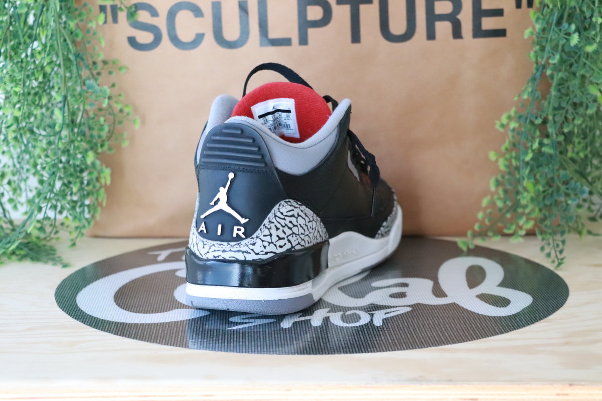 Jordan 3 black cement on sale retro