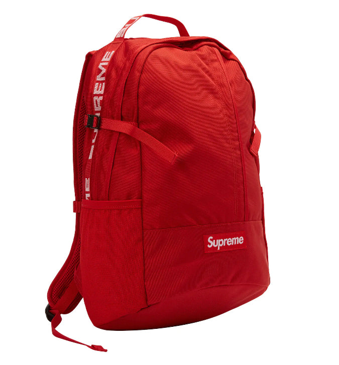 Supreme (SS18) Backpack Red *USED* – The Collab Shop Winnipeg