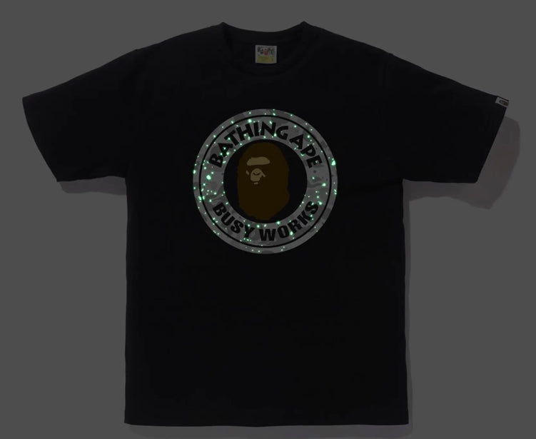 Bape Galaxy Camo Busy Works Tee "Black"