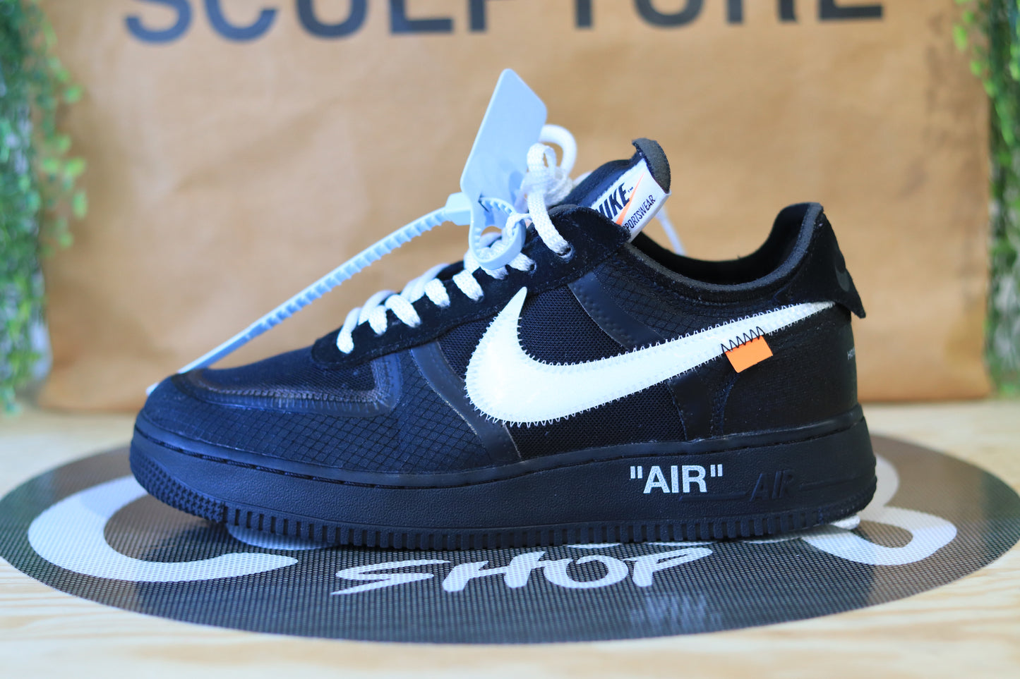 Nike Off-white Air Force 1 "Black" (USED)