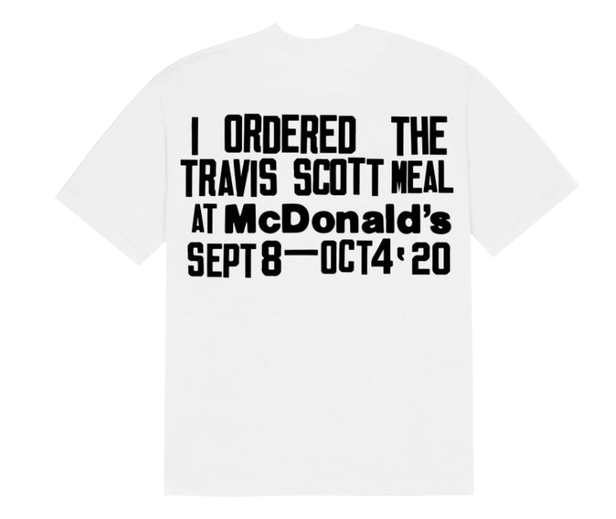 CPFM x Cactus Jack Burger Mouth Tee "White"