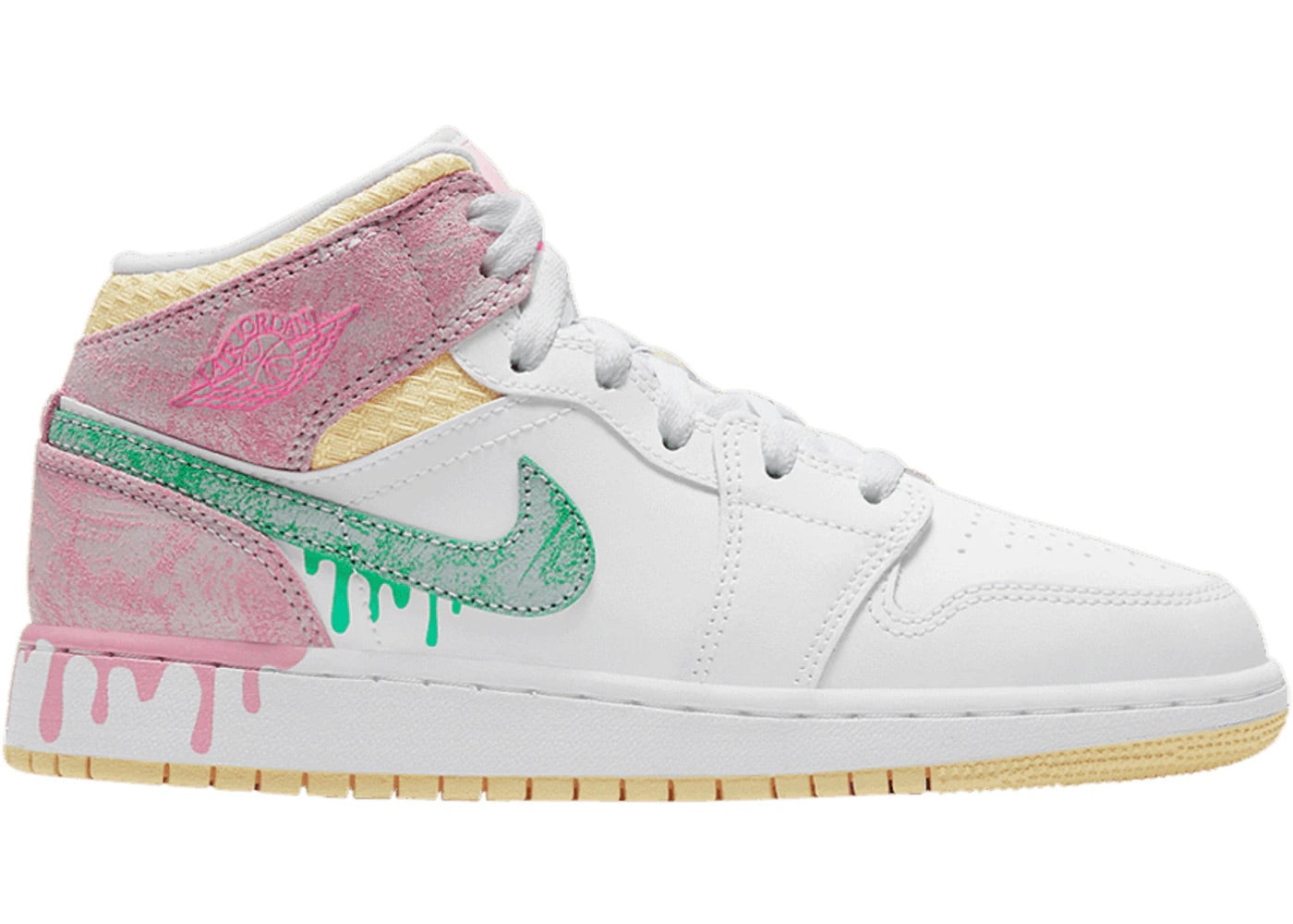 Jordan 1 Mid "Paint Drip"