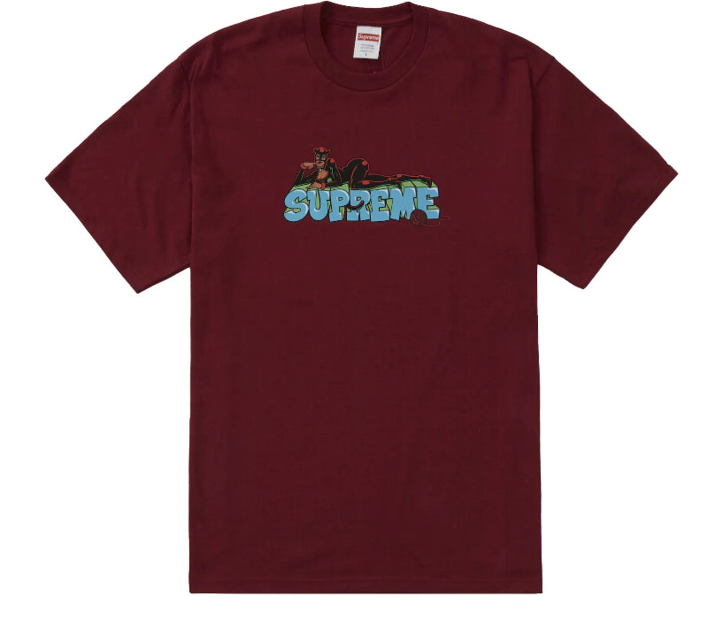 Supreme Catwoman Tee "Cardinal"