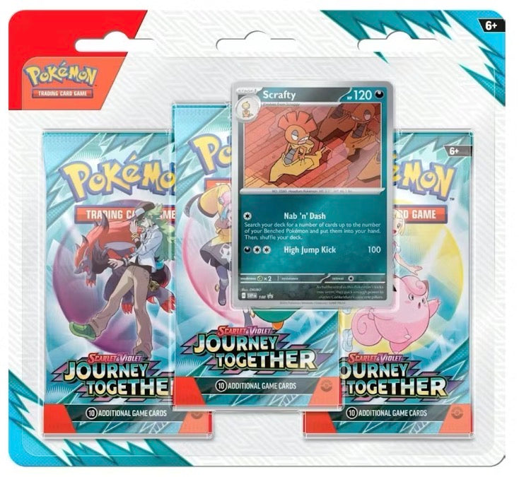 Pokemon Journey Together 3 Pack Blister
