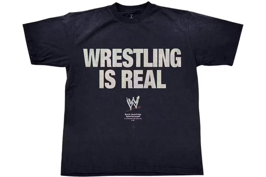 Travis Scott x WWE "Wrestling Is Real" Tee