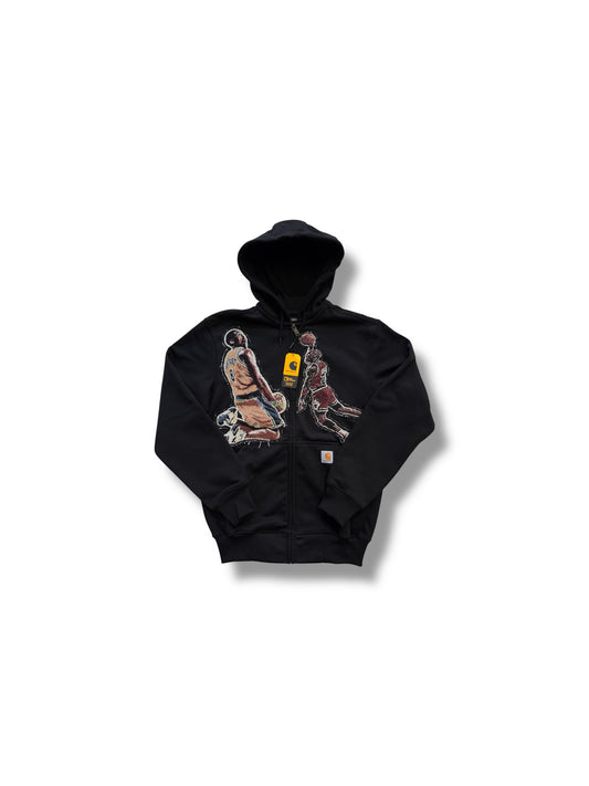 Carhartt Jordan x Kobe Tapestry Zip-Up Hoodie "Black"