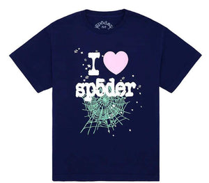 Sp5der Souvenir Tee "Pink/Navy"