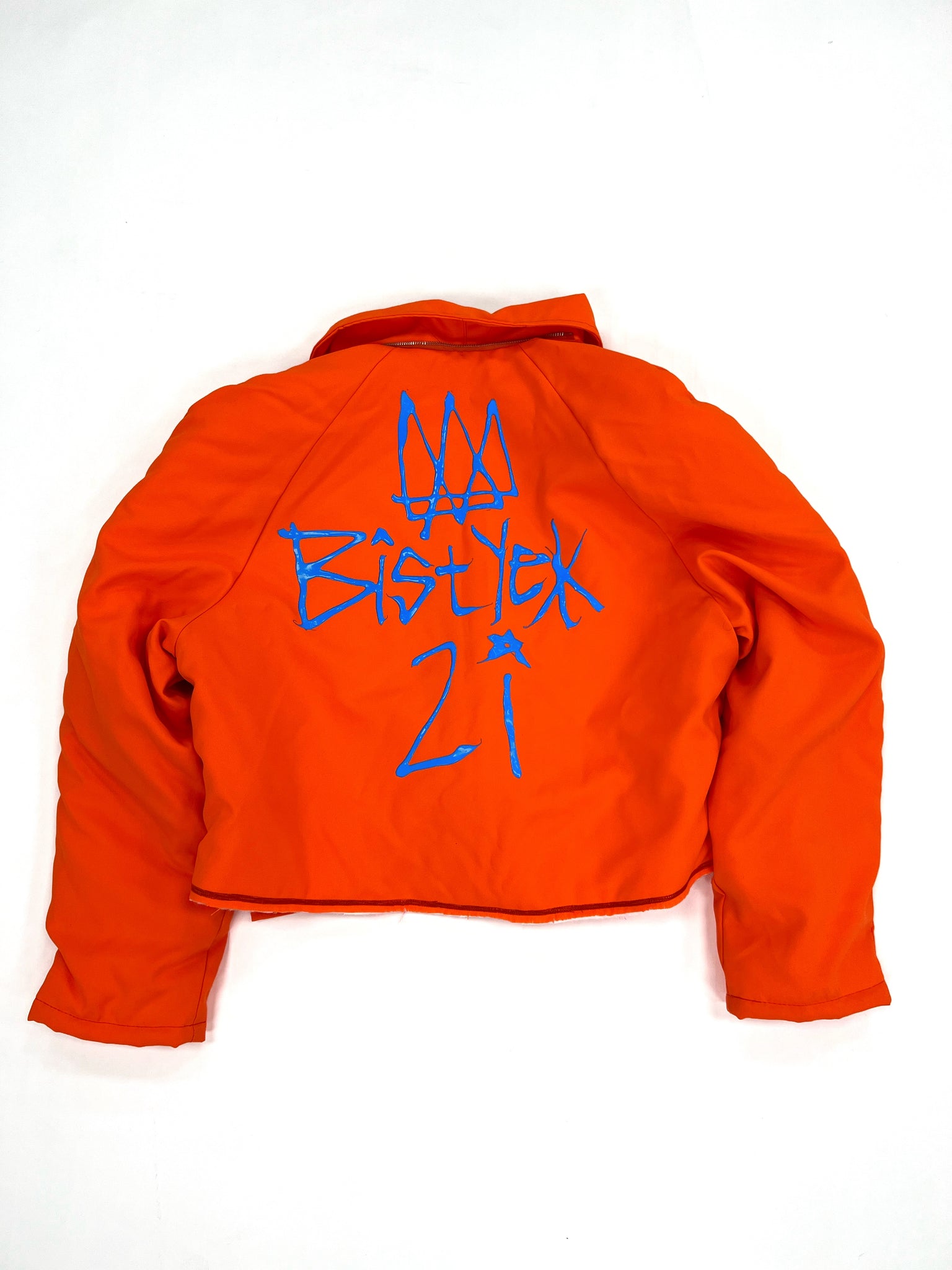 Gallery B.21 Neon Orange Cropped Jacket