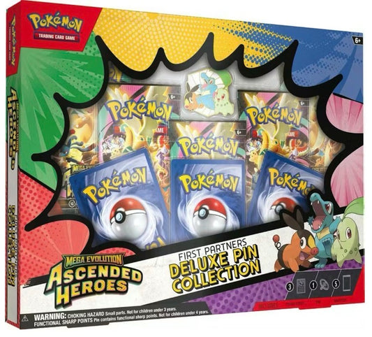 Pokemon Ascended Heroes First Partners Deluxe Pin Collection