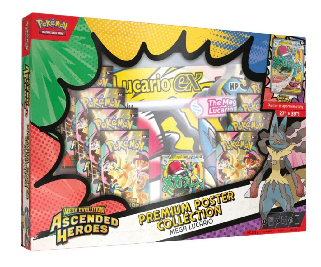 Pokemon Ascended Heroes Poster Collection