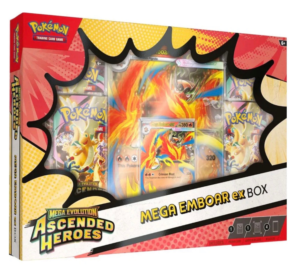 Pokemon Mega Evolution Ascended Heroes EX Box
