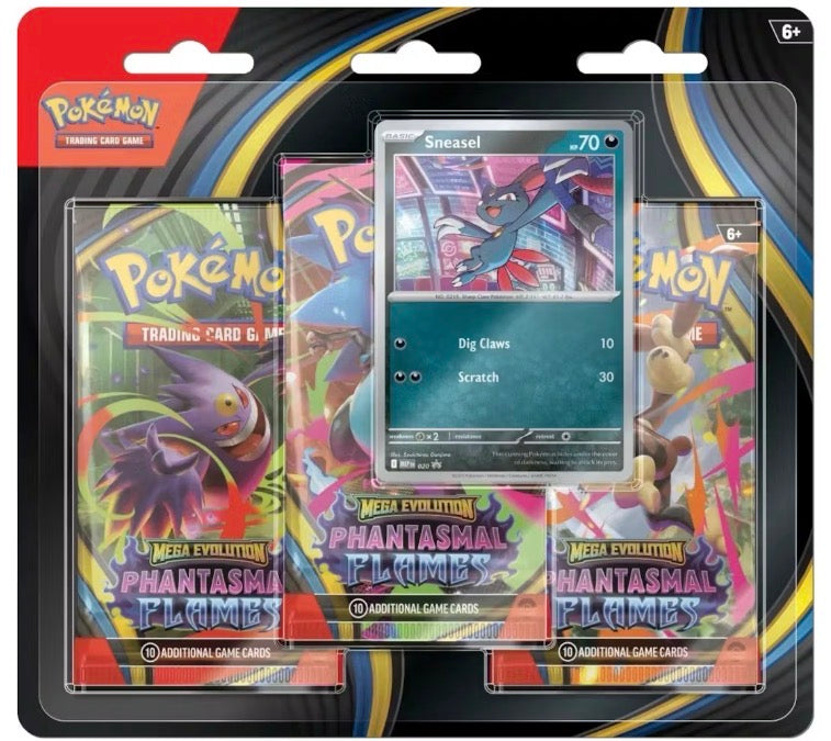 Pokemon Phantasmal Flames 3 Pack Blister