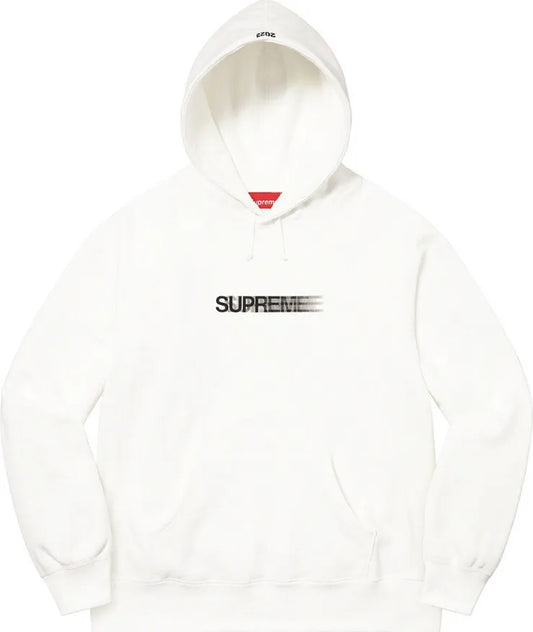 Supreme Motion Logo Hoodie "White"