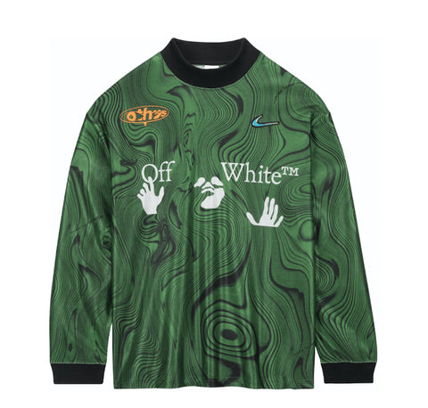 Nike X Off-White AOP Jersey Kelly Green