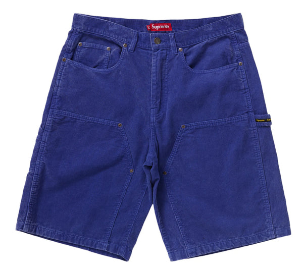 Supreme Corduroy Double Knee Shorts "Blue"