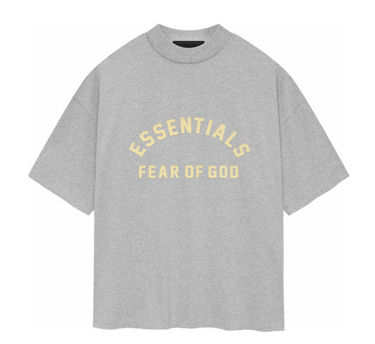 Fear of God Essentials Crewneck Tee "Light Heather/Canary"