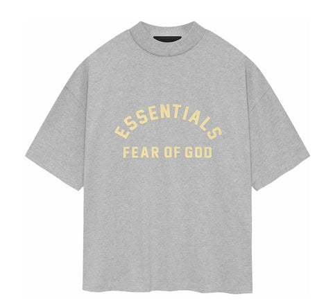 Fear of God Essentials Crewneck Tee "Light Heather/Canary"