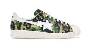 Bape x Adidas Superstar "ABC Camo Green"