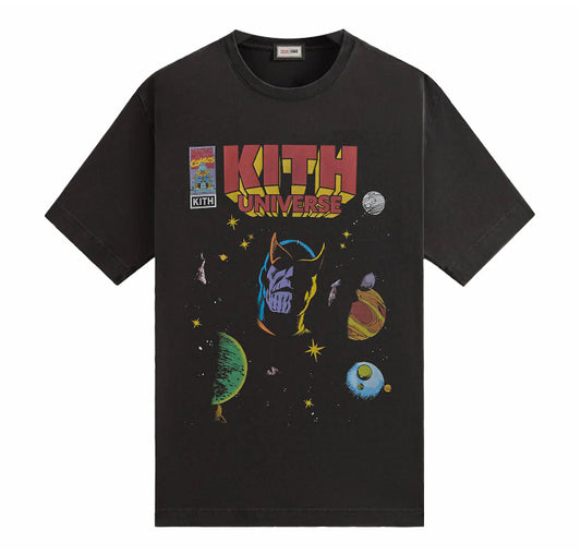 Kith x Marvel Universe Graphic Vintage Tee "Black"