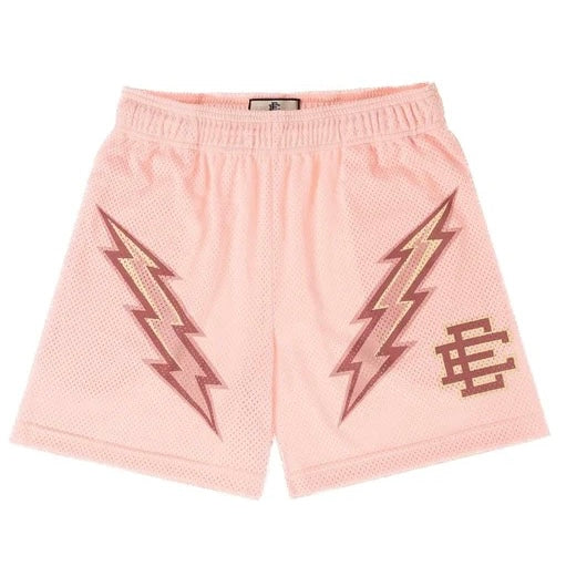 Eric Emanuel Bolt Mesh Shorts "Rose Quartz"