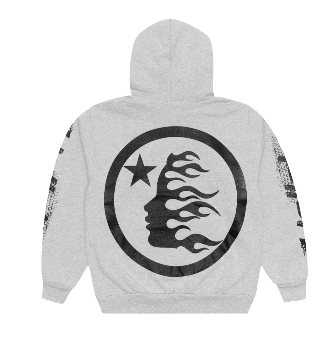 Hellstar Speed Logo Hoodie "Grey"