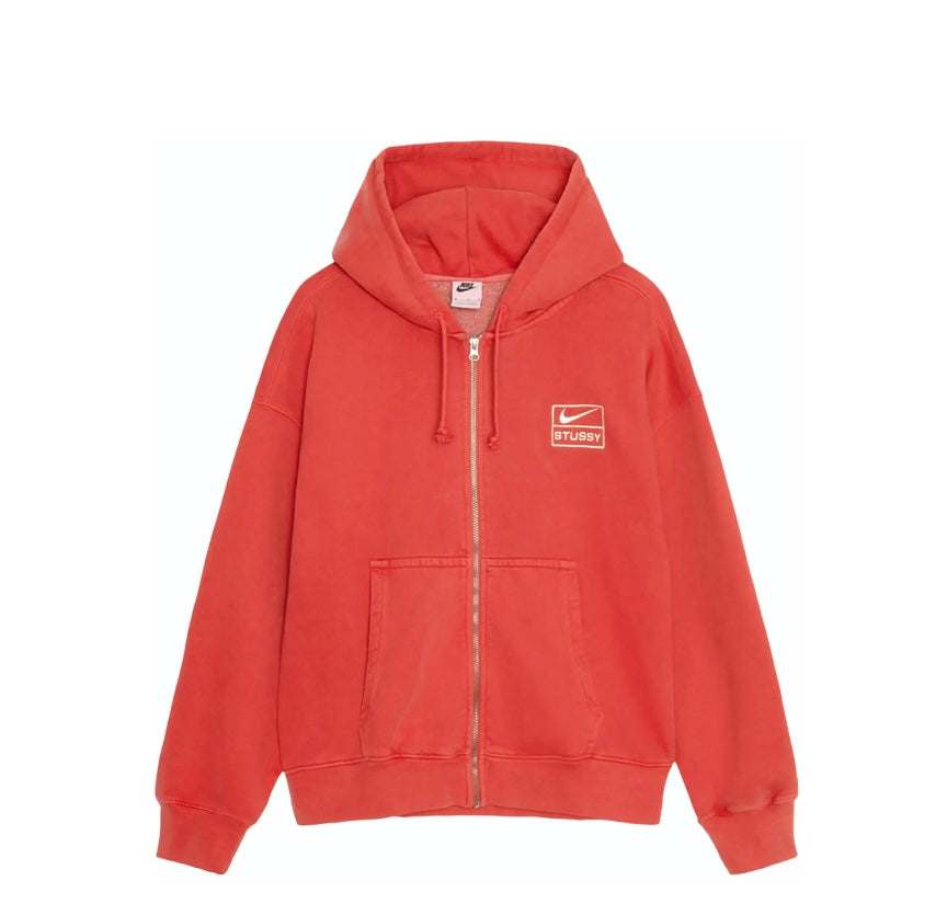 Stussy X Nike Pigment Dyed Zip Up Hoodie