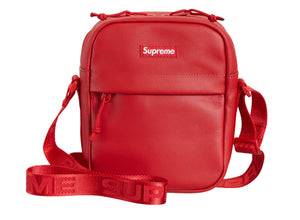 Supreme Leather Shoulder Bag "Red"