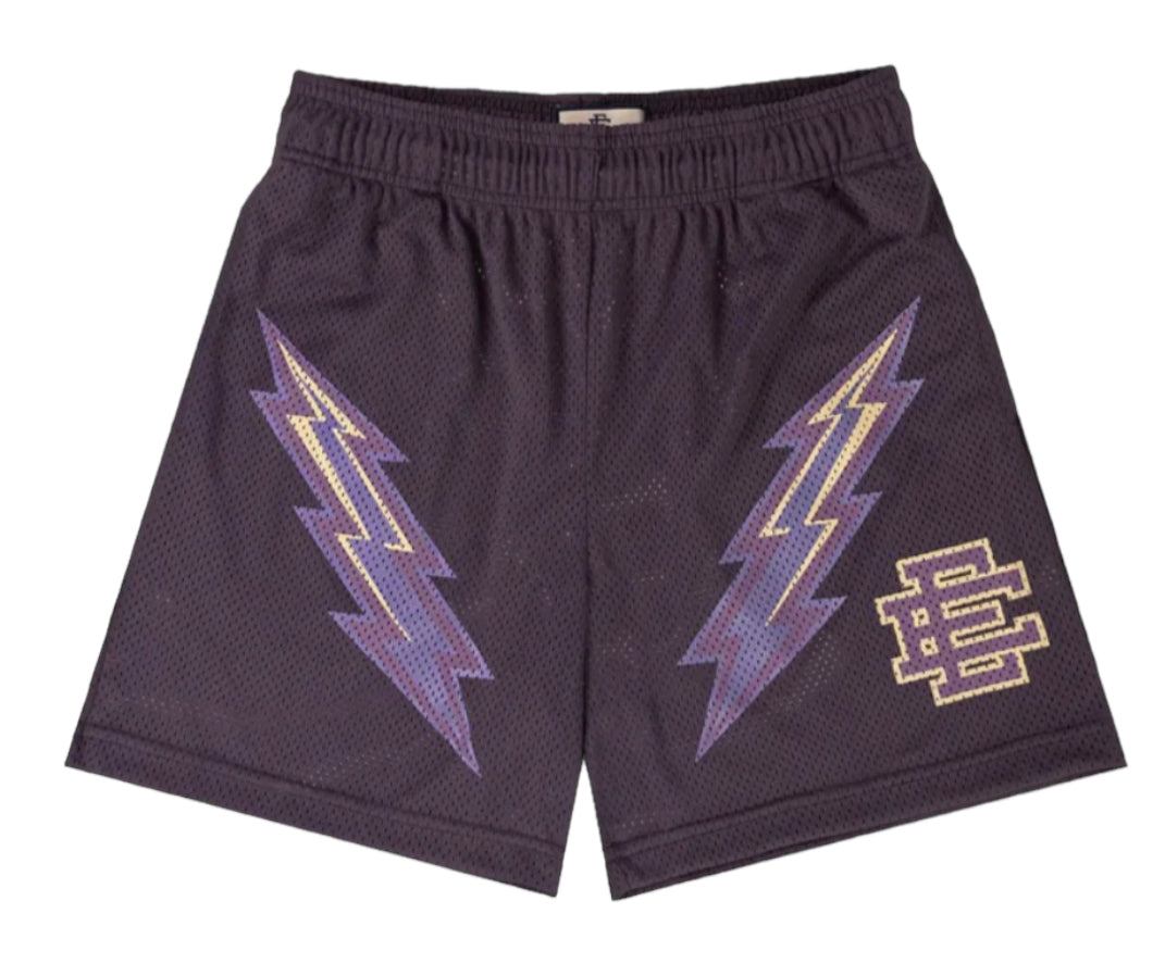 Eric Emanuel Bolt Mesh Shorts "Grape"